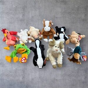 Ty Beanie Babies Farm Animals - NWT